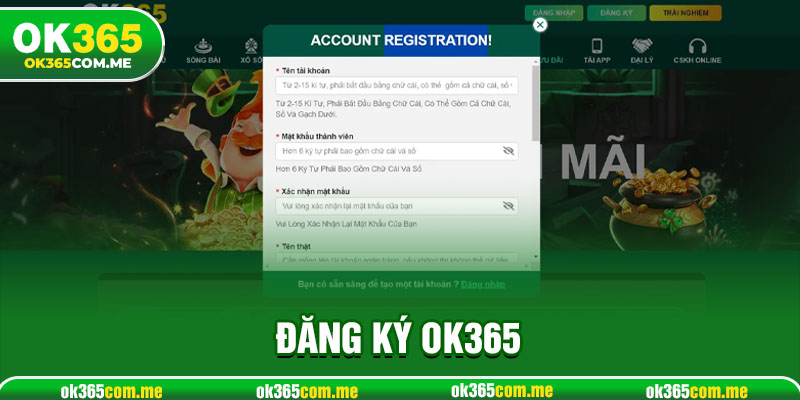 Đăng Ký Ok365