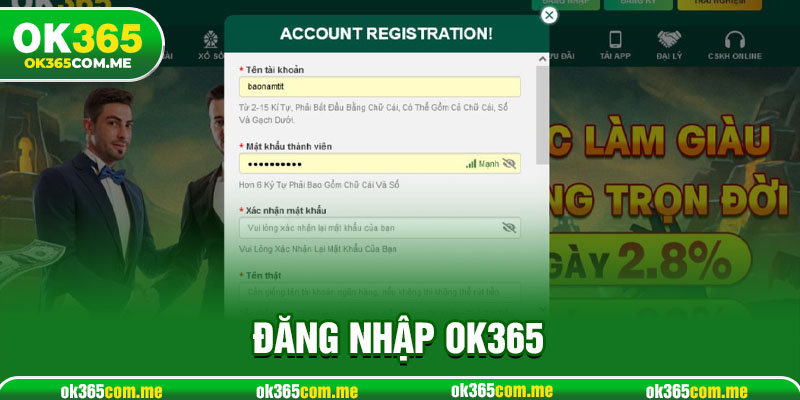 Đăng Nhập Ok365